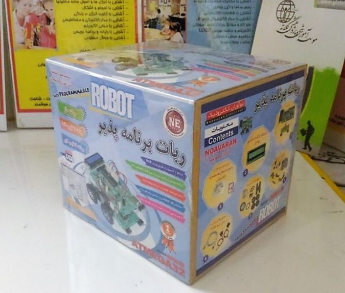 ربات برنامه پذیر ماز تعقیب خط و نور و مسیریاب NPR142 - گلاته نیزار